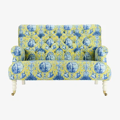 Amara MINDTHEGAP - Truman Tufted Sofa - Calypso Fabric