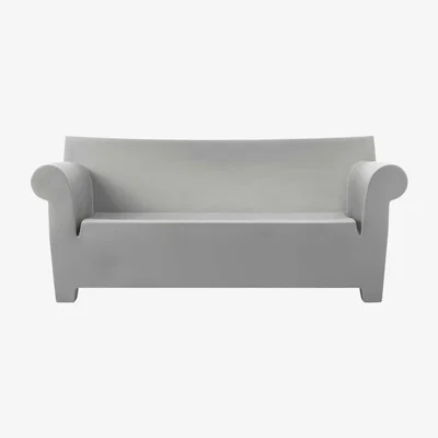 Barker and Stonehouse Kartell Bubble 2 Seater Sofa, Light Grey | Barker & Stonehouse