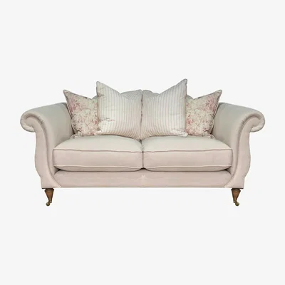 Barker and Stonehouse Atherton 2 Seater Sofa, Neutral Fabric | Barker & Stonehouse