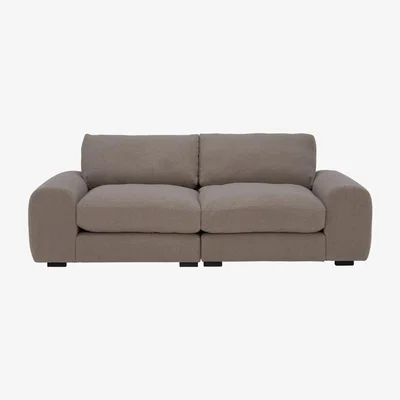 Barker and Stonehouse Bea Medium 3 Seater Sofa, Neutral Fabric | Barker & Stonehouse