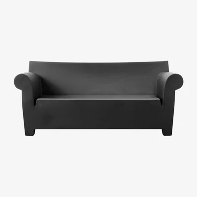 Barker and Stonehouse Kartell Bubble 2 Seater Sofa, Black | Barker & Stonehouse