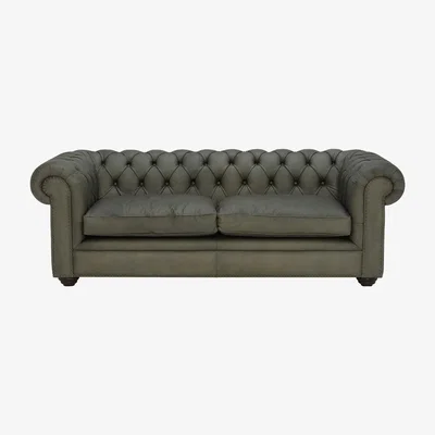 Barker and Stonehouse Winslow Medium Chesterfield Sofa, Laguna Matt