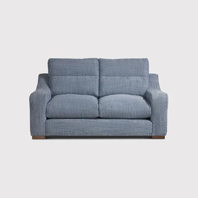 Barker and Stonehouse Breton 2 Seater Sofa, Blue | Barker & Stonehouse