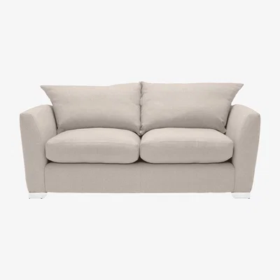 Barker and Stonehouse Floyd 2 Seater Sofa, Neutral Fabric | Barker & Stonehouse