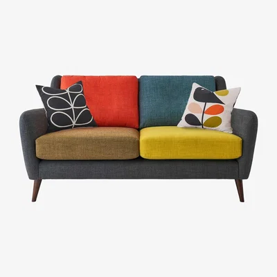 Barker and Stonehouse Orla Kiely Fern Small 2 Seater Sofa, 776 Fabric | Barker & Stonehouse