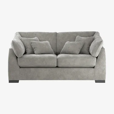 Barker and Stonehouse Borelly 2 Seater Sofa, Grey Fabric | Barker & Stonehouse