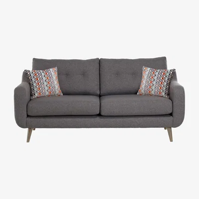 Barker and Stonehouse Myers Large Sofa, Crystal Smoke