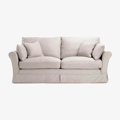 Barker and Stonehouse Berkeley Fabric Loose Covers Large Sofa - Barker &amp; Stonehouse