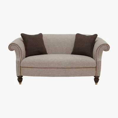 Barker and Stonehouse Harris Tweed Bowmore Midi Sofa, Neutral Fabric | Barker & Stonehouse