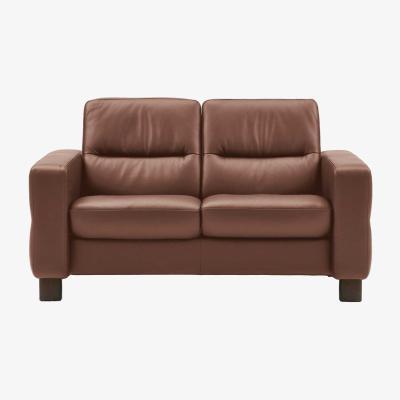 Barker and Stonehouse Stressless Wave Low Back 2 Seater Sofa, Leather