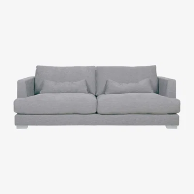 Barker and Stonehouse Flavin 2 Seater Sofa, Light Grey