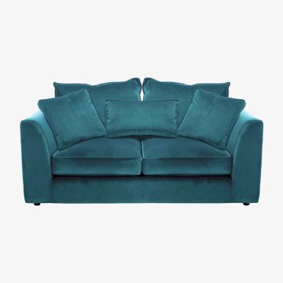 Barker and Stonehouse Harrington Small 2 Seater Sofa, Blue Fabric | Barker & Stonehouse