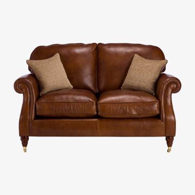 Barker and Stonehouse Parker Knoll Meredith Leather 2 Seater Sofa, Brown | Barker & Stonehouse