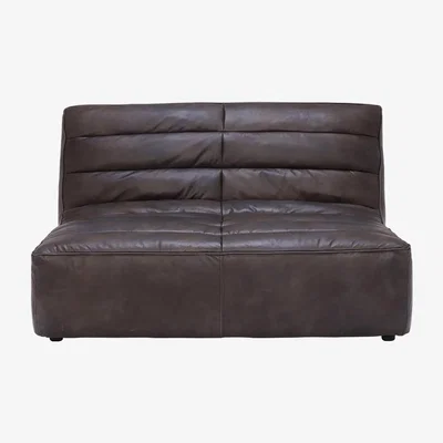 Barker and Stonehouse Timothy Oulton Leather Shabby 2 Seater Sofa