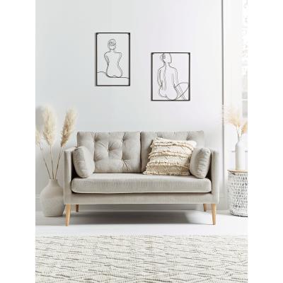 Cox and Cox Arne Petite Sofa - Flax