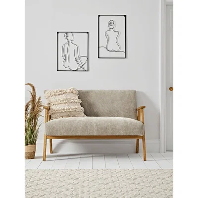 Cox and Cox Relaxed Lounge Sofa - Vintage Grey