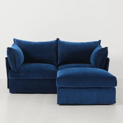 Cuckooland Swyft Sofa in a Box Model 06 Modular Royal Velvet 2 Seater Sofa with Chaise -