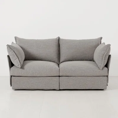 Cuckooland Swyft Sofa in a Box Model 06 Modular Linen 2 Seater Sofa
