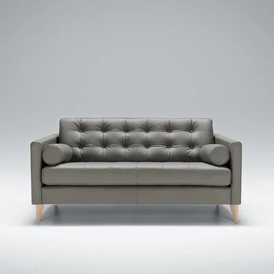Cuckooland Lovi Furniture Powder 2 Seater Leather Sofa