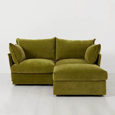 Cuckooland Swyft Sofa in a Box Model 06 Modular Royal Velvet 2 Seater Sofa with Chaise -