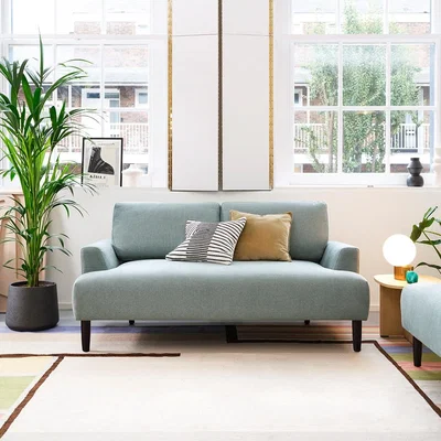 Cuckooland Swyft Sofa in a Box Model 05 Linen 2 Seater Sofa - Pumice