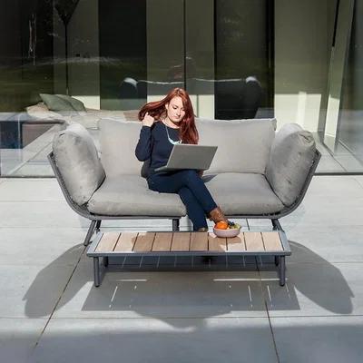 Cuckooland Alexander Rose Beach Lounge 2 Seater Lounge Sofa