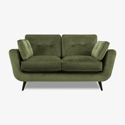 Cuckooland Stratus 2 Seater Sofa - Velvet Dark Grey