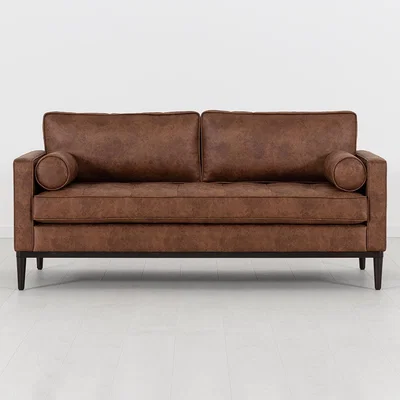 Cuckooland Swyft Sofa in a Box Model 02 Faux Leather 2 Seater Sofa