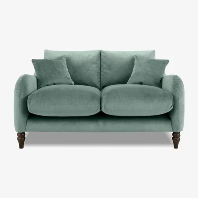 Cuckooland Cumulo 2 Seater Sofa - Velvet Dark Grey