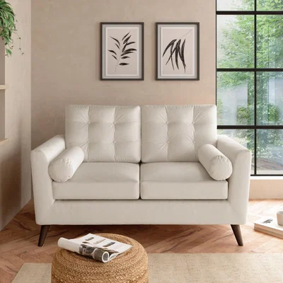 Dunelm Lewes Luxury Velvet 2 Seater Sofa Luxury Velvet Natural