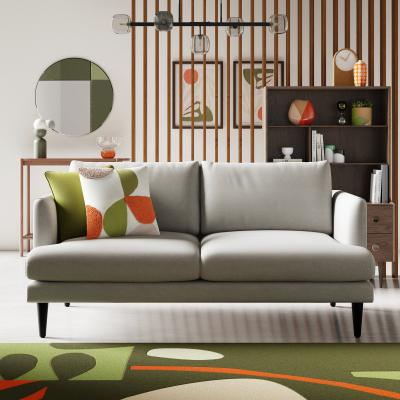 Dunelm Reuben Brushed Marl 2 Seater Sofa Grey