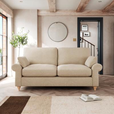 Dunelm Salisbury 2 Seater Sofa Tonal Weave Natural