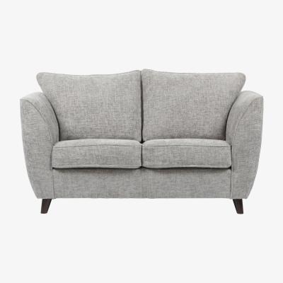 Dunelm Sienna Fabric 2 Seater Sofa Silver