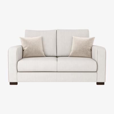 Dunelm Carson Corduroy 2 Seater Sofa Sand