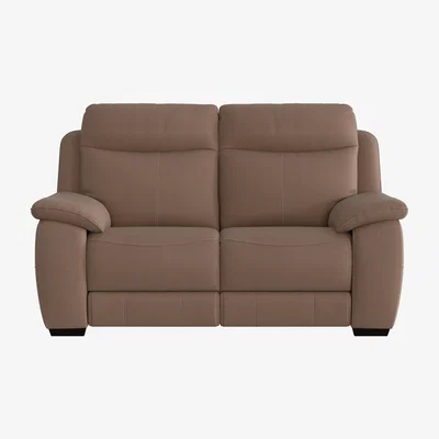 Furniture Village Starlight Express 2 Seater Fabric Recliner Sofa with Power Headrests - Brown