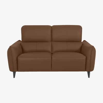 Furniture Village Domicil - Maddox 2.5 Seater Leather Power Recliner Sofa - NP Caramel