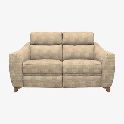 Furniture Village G Plan - Lucca 2 Seater Fabric Power Recliner Sofa - Faro Sand