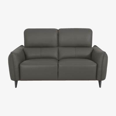 Furniture Village Domicil - Maddox 2.5 Seater Leather Sofa - NN Elephant Grey