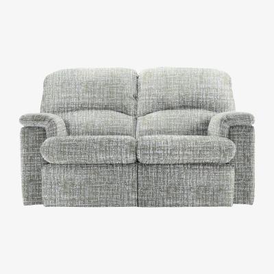 Furniture Village G Plan - Chloe 2 Seater Fabric Manual Recliner Sofa - Shore Oatmeal