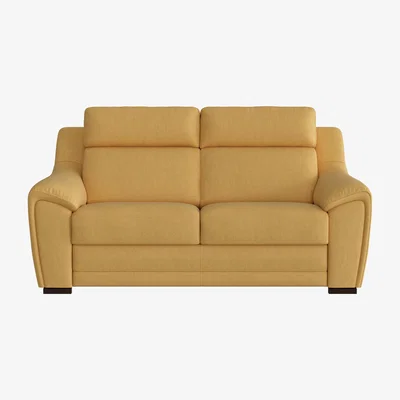 Furniture Village Nicoletti - Tosca 2.5 Seater Fabric Sofa - Yellow