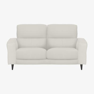 Furniture Village Axel 2 Seater BV Leather Sofa - Frost