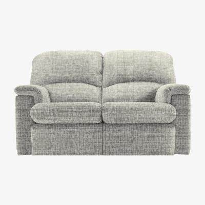 Furniture Village G Plan - Chloe 2 Seater Fabric Power Recliner Sofa - Waffle Smoke