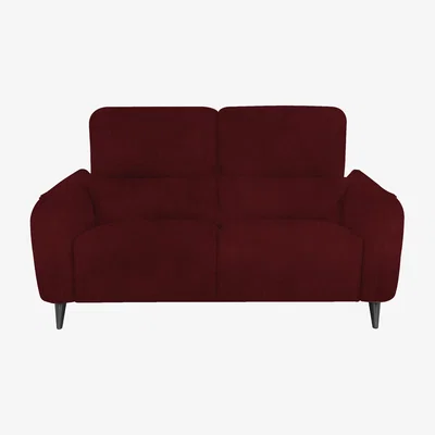 Furniture Village Domicil - Maddox 2.5 Seater Fabric Power Recliner Sofa - Burgundy
