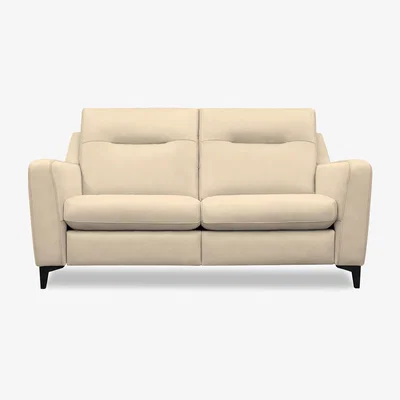 Furniture Village G Plan - Arlo 2 Seater Fabric Power Recliner Sofa - Stingray Linen with Ebony Feet