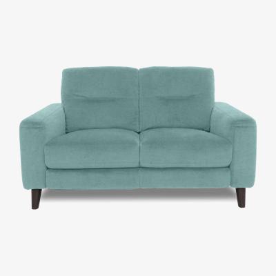 Furniture Village Jules 2 Seater Fabric Power Recliner Sofa - Baby Blue