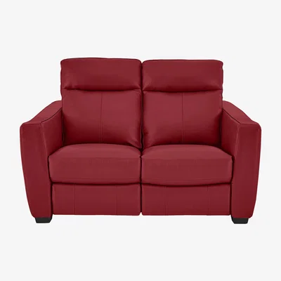 Furniture Village Compact Collection Midi 2 Seater Leather Sofa- World of Leather