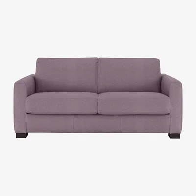 Furniture Village Nicoletti - Alcova 2.5 Seater Fabric Sofa with Box Arms - Pink