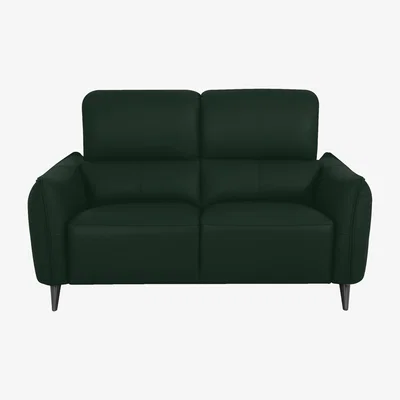 Furniture Village Domicil - Maddox 2 Seater Leather Sofa - NP Dark Forest