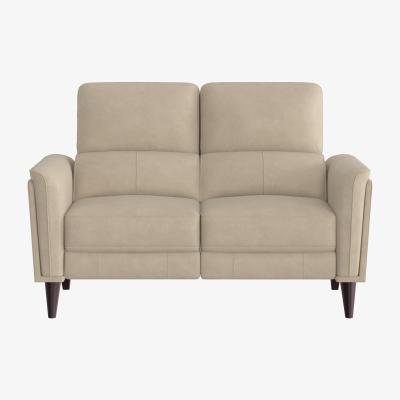 Furniture Village Compact Collection Klein 2 Seater Fabric Power Recliner Sofa with Telescopic Headrests - Oatmeal