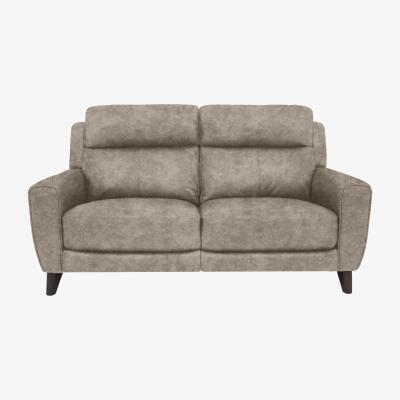 Furniture Village Comfort Story - Zen 2 Seater Fabric Power Recliner Sofa with Headrests and Power Lumbar - Mink